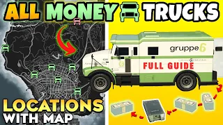 GTA Online All Money Trucks Locations Map & Rewards (How to Find Armored Truck Robberies FULL GUIDE)