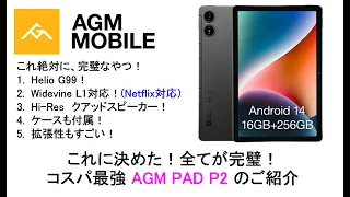 コスパ最強 AGM PAD P2 のご紹介 これに決めた！全てが完璧ブレット #agmmobile #agmpadp2 #amazon