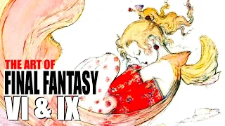 Art of Final Fantasy 6 and 9 from Yoshitaka Amano