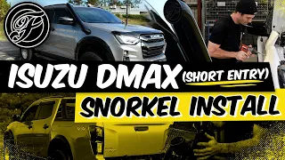 INSTALLED: Isuzu DMAX Snorkel fitting!