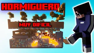 CONSTRUÍ y PROBÉ el HORMIGUERO MÁS DIFICIL de MINECRAFT