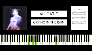 Ali Gatie - Crying In The Rain (BEST PIANO TUTORIAL & COVER)