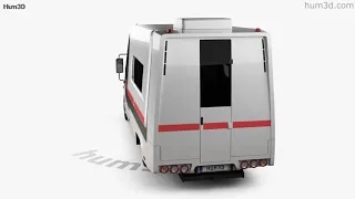 GAZ Gazelle Next Ambulance 2018 3D model by Hum3D.com