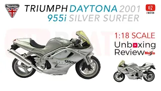 Triumph Daytona 955i (2001) 1:18 scale Diecast Motorcycle manufactured by Maisto - Dnation