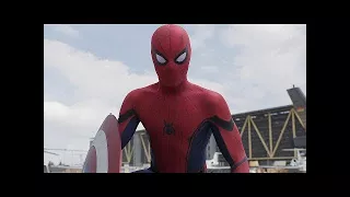 Spiderman Primera Aparición /Pelea Del Aeropuerto (Part-1) (IMAX HD) LATINO Civil War
