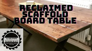 How To Build a Scaffold Board Table & Prevent Cupping