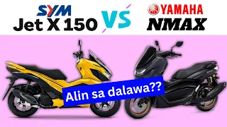 SYM Jet X 150 vs Yamaha NMAX | Side by Side Comparison | Quick Specs & Price | 2023 Philippines