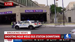 Man shot outside WeGo station