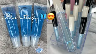 HOW TO MAKE BLUE BUTTERFLY LIPGLOSS 😍🦋