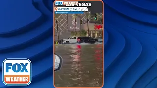 Las Vegas Strip Floods After Heavy Rain