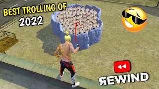 1 HOUR SPECIAL VIDEO  | BEST TROLLING OF 2022 🤣 | 2022 REWIND | Free Fire Funny Moments 😁 | PART - 2