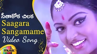 Ilayaraja Hits | Seethakoka Chilaka Movie | Saagara Sangamame Video Song | Telugu Classical Songs