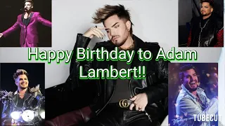 Happy Birthday to Adam Lambert 2024