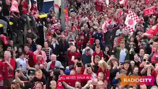 Liverpool turns out to welcome home LFC as the European champions on a history making day