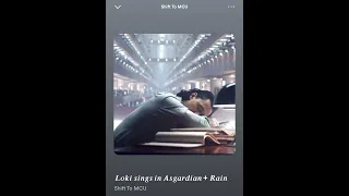 Loki sings in Asgardian + Rain | Marvel ASMR | (Shift to MCU)