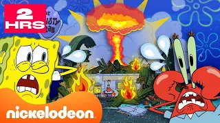 سبونج بوب | أكبر كوارث سبونجبوب في بيكيني بوتوم | عرض لمدة ساعتين | Nickelodeon Arabia