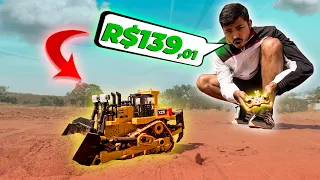 COMPREI um TRATOR de DEMOLIÇÃO da Shopee | Rc Trator Escavadeira Frente Loader Dump