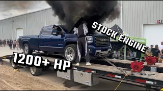 We made how much power on a stock engine?