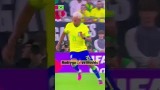 Rodrygo nutmegs Modric in the quarter final of the World Cup 2022 #football #shorts