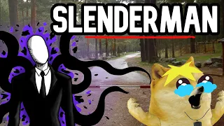 SLENDERMAN captura a unos NIÑOS con DERECHO - Hilos con cheems