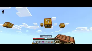 GIANT LUCKY BLOCK SKYBLOCK (minecraft)