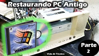 Restaurando um Computador antigo Como Instalar Windows 98se #2