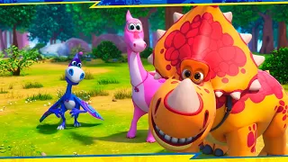 🦖 TURBOZAURS - 30 Minutes with Turbosaurs 😎 Family Kids Cartoon 😎 Dinosaurs Cartoon for Kid