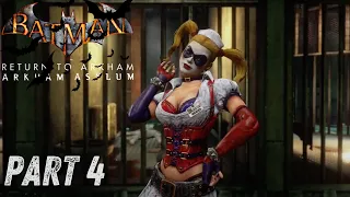 Batman: Return to Arkham - Arkham Asylum Gameplay Walkthrough Part 4 - Harley Quinn (PS5)