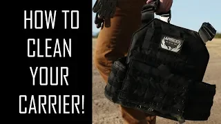 How To Clean Your Plate Carrier!   AR500 Armor