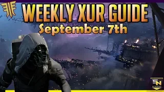 Destiny 2 Forsaken | Weekly Xur Guide (Sept 7th)- Xur Inventory Review