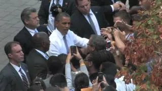 President Obama visits The Ohio Union