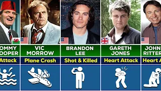 Actors who died on the Film SET or STAGE