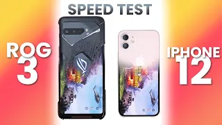 iPhone 12 Vs Asus Rog 3 Speed Test 🔥 Konsa Jitega?? 🔥