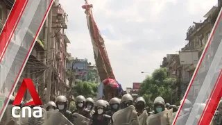 Nepal police clash with devotees defying COVID-19 ban for religious festival