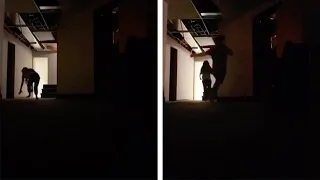 Girl Pranks Boyfriend And Scares Him In The Dark