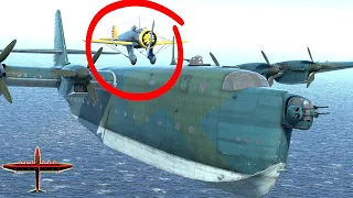 Landing the SMALLEST plane on the BIGGEST plane (War Thunder)