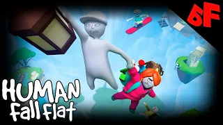 На троих :)  ► Human Fall Flat ► КООП Стрим - Fолыч, Petrovich SK и Jotyx