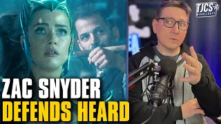 Amber Heard Defended By Zac Snyder