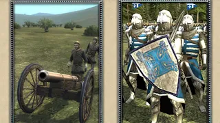 Medieval II: Total War 1vs1: Серпентина vs Пешие благородные рыцари