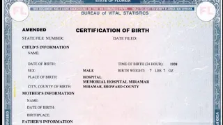 Международные стандарты свидетельства о рождении!!))