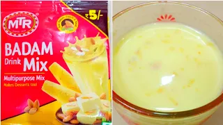 MTR Badaam Drink Mix | Instant Badaam & Kesar Milk | Manasi Joshi Recipes | #80