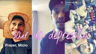 Lucas lucco ajuda pessoas com depressão no Snapchat