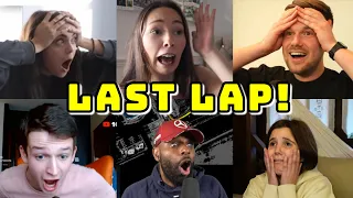 LAST LAP COMPILATION | MAX VERSTAPPEN VS LEWIS HAMILTON | LIVE REACTIONS | ABU DHABI GP | F1 2021