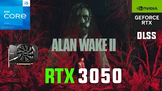 Alan Wake 2 RTX 3050 (All Settings Tested 1080p DLSS)