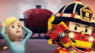 Fire is Dangerous in the Kitchen│Learn about Safety Tips with POLI│Kids Animations│Robocar POLI TV