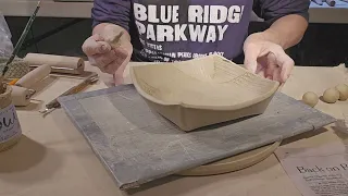 Textured Clay Slab Trays