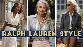 Elegant Ralph Lauren Style Inspiration For Ladies Over 60 | Summer Edition