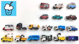 Plastic Brick Vehicles collection Fire Truck Ambulance Taxi Ice cream Truck Concrete Mixer