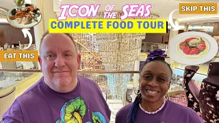 The Good, the Bad, and the Yucky | Icon of the Seas COMPLETE FOOD TOUR!