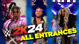 All 24 Male & Female WWE 2K24 Official Entrances